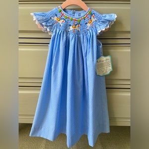 COPY - NWT girls smocked carousel dress size 18 months!